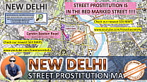 New Delhi, India, Sex Map, Street Map, Massage Parlours, Brothels, Whores