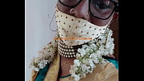 Vídeo da crossdresser sexy indiana Lara D'Souza saree