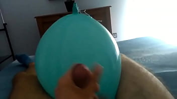More balloon masturbation