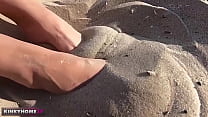 FOOT FETISH ON A BEACH