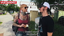 LETSDOEIT - #Lady Kinky Cat - Tätowierte deutsche MILF Mach mit dem Berlin Van Fuck eine Hardcore-Fahrt