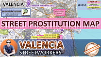 Valencia, Spagna, Mappa del sesso, Mappa della prostituzione di strada, Pubblico, All'aperto, Reale, Realtà, Sale massaggi, Bordelli, Puttane, BJ, DP, BBC, Callgirls, Bordell, Freelance, Streetworker, Prostitute, Zona roja, Famiglia, S
