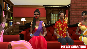 Three Indian step Sisters Help Their Virgin Brother Have Sex For The First Time As A Thank You For The Vacation He Offered