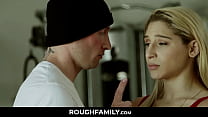 RoughFamily.com ⏩ Muscular Boy Pummeling his Annoying Stepsis - Abella Danger