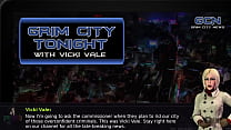 Batman Grim City, часть 1, Vikki Vale делает минет