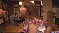 Минами Китагава вчетвером заканчивается азиатским камшотом на лицо