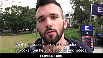 LatinCums.com - Chico latino heterosexual folla con dinero del productor gay POV