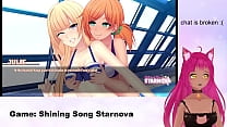 VTuber LewdNeko toca Shining Song Starnova Natsuki Route Parte 1