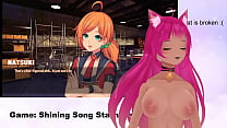 VTuber LewdNeko toca Shining Song Starnova Natsuki Route Part 2