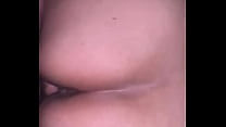 Fucking my wife from behind while alone