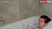 (Lina Winter) Has A Sensual Romantic Foamy Bubble Bath -