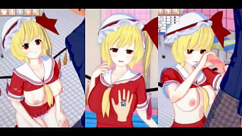 [Eroge Koikatsu! ] Touhou Flandre Scarlet e tette strofinate H! 3DCG Big Breasts Anime Video (Progetto Touhou) [Gioco Hentai]
