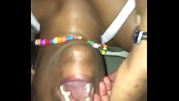 Nutted in big titty girl mouth