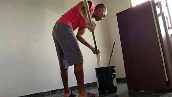 I ask my handsome house painter neighbor to come to my apartment alone and paint my pussy with his cock and sperm. fucking hard (REAL)
