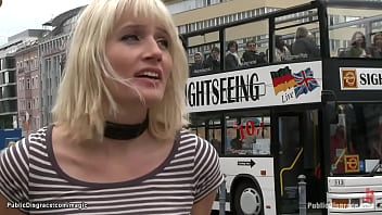 alemán rubia grupo público masturbar