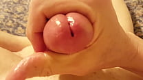 Me Long Edging then Massive cum squirt on  my  camera lens