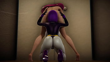 Teen titans Raven & StarFire Lesbian RelationShip Wet Bathroom [Full Video]