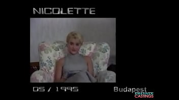 Nicolette, giovane donna e innocente al casting privato