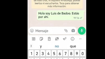 Luis de bado by whatsap part 1