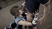Tekken - Asuka Kazama éjacule masturbation, pipe et sexe avec un creampie