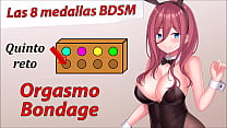 JOI 役割: Hentai Adventure - 5 番目の BDSM メダル、Bondage Orgasm。