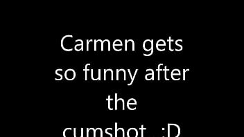 Carmen-Cumtrol: joking after cumshot^^