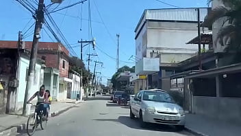 La plus grosse bite d'Uber à Rio de Janeiro