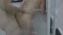 Boy lets sexy wife take a shower at his place and fuck hard with no condoms Karina and Lucas
