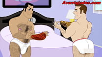 Dibujos animados gay Los amigos de papá y yo