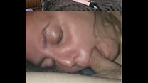 Ugly Fat girl is throatfucked while watching me fuck another bitch