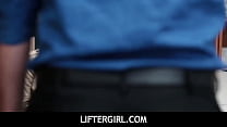 LifterGirl-Blonde teenie shoplifter got caught and gets fucked