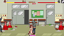 Scuola Dot Fight | Ragazza in forma fisica decide di farsi inculare da studenti di figa arrapati e sborrarle dentro | Hentai Gioco Gameplay P2