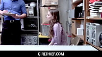 GirlThief  -  Izzy Lush getting her pussy doggystyle fuck by the LP Officer