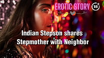Indischer Stiefsohn teilt Stiefmutter mit Nachbar