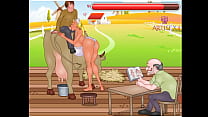 Молочная ферма порно игра, молодой человек работает на ферме у старого владельца, но его девушка горячая сексуальная леди и молодой человек хочет ее трахнуть, но старики наблюдают за ними каждую минуту