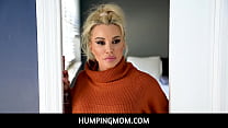 HumpingMom  -  Mature stepmom Robbin Banx waiting her stepson in sexy pussycat uniform