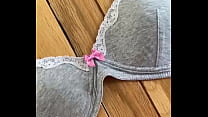 Cum on teen padded bra