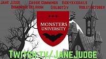 Monsters University Episode 5   6 with Jane Judge, Dominique Delerium, Girlbot Div, Cassie Cummings, Violet October, and RickyxxxRails