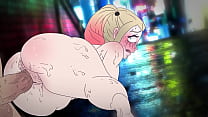 *telehab* Harley Quinn fode com o palhaço coringa! Anime hentai 2d ( desenho animado - pornô )
