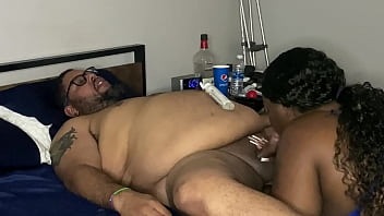 Plus Size Black Couple, Fucking and Sucking Each Other