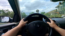 Seducing Nun in a Car and Fucking Her Outdoor