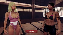 Faye contre Dela (Naked Fighter 3D)