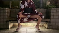 Yukata japonesa amateur femdom sentada en la cara/esclava lamida de culo