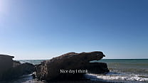 ヌードビーチでクソビッチのスカイ・ヤングのハメ撮り。フルインシアー