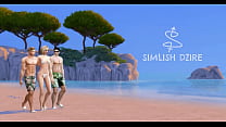 Promenade sur la plage avec Taylor et Joe - 3D Hentai - Version préliminaire