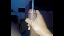 young man with big dick cumming a lot in slow motion