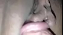 Licking a country girl's pussy before fucking her clit with his cock.