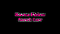 Karen Fisher enseigne à Sara Luvv, sexuellement inexpérimentée, le tribbing