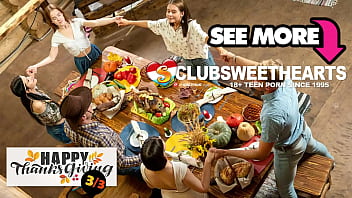 Das Thanksgiving-Dinner verwandelt sich in eine Fucking Fiesta von ClubSweethearts