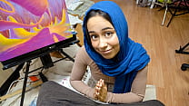 Hermanastro le enseña a Hijabi Stepsis todas las formas en que puede complacerlo completamente - Hijablust